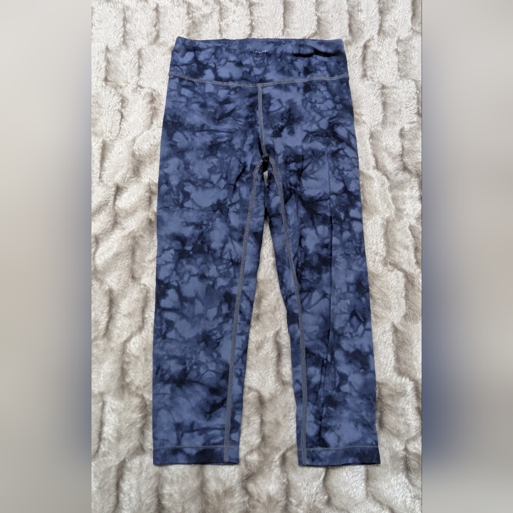 ATHLETA Girl Blue Leggings Size Medium